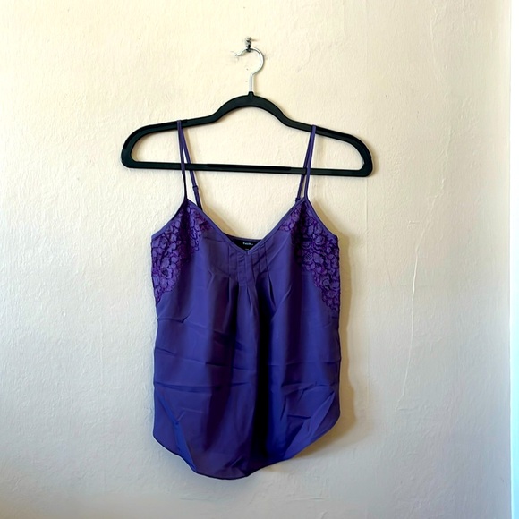 Talula Purple Lace Tank Top XXS - Picture 1 of 12